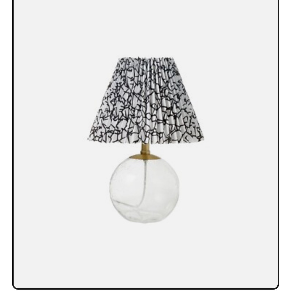 NEW Diane Von Furstenberg x Target Cracked Glass Lamp DVF Collab RARE stylish